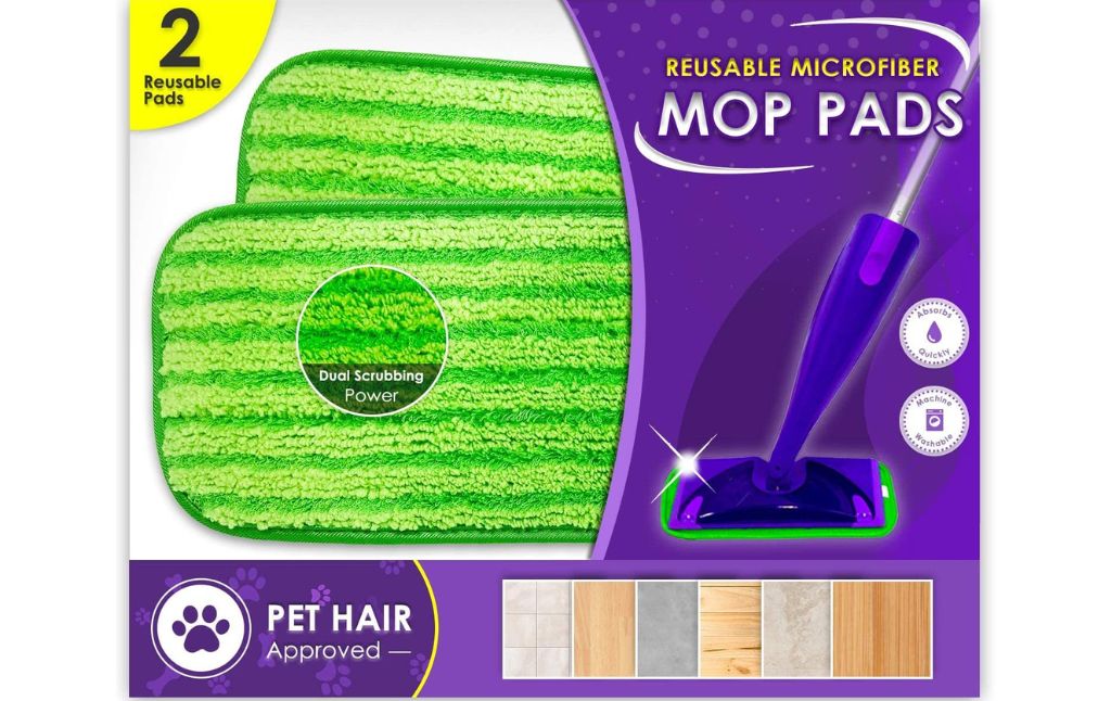 reusable microfiber mop pads