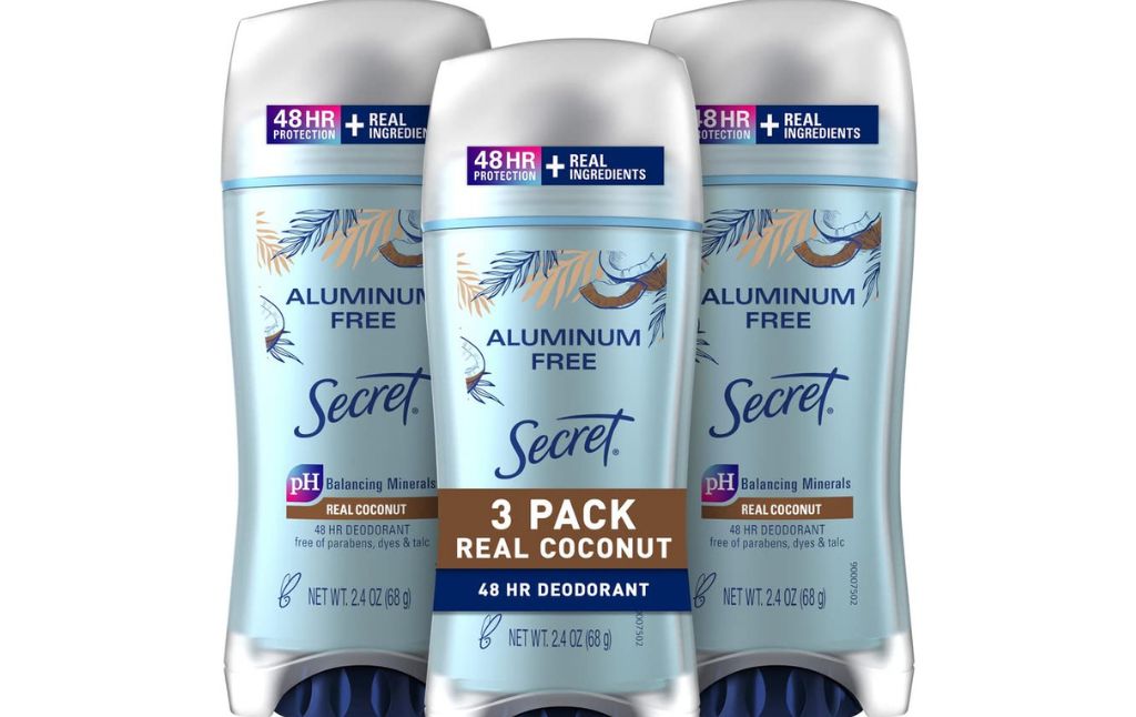 secret deodorant 3 pack