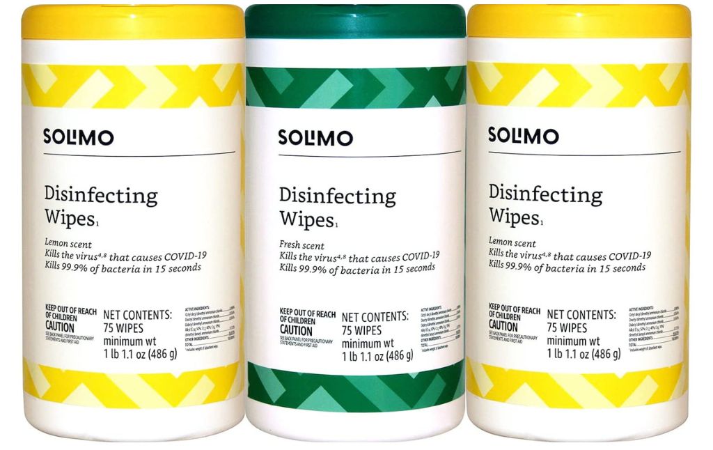 solimo disinfecting wipes