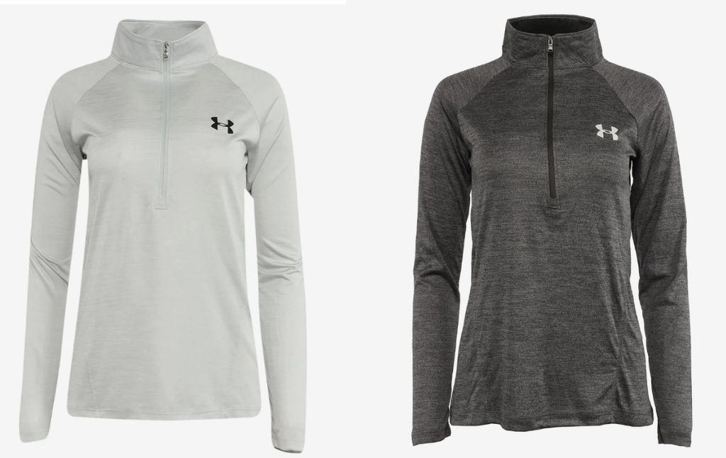 under armour zip long sleeve shirt