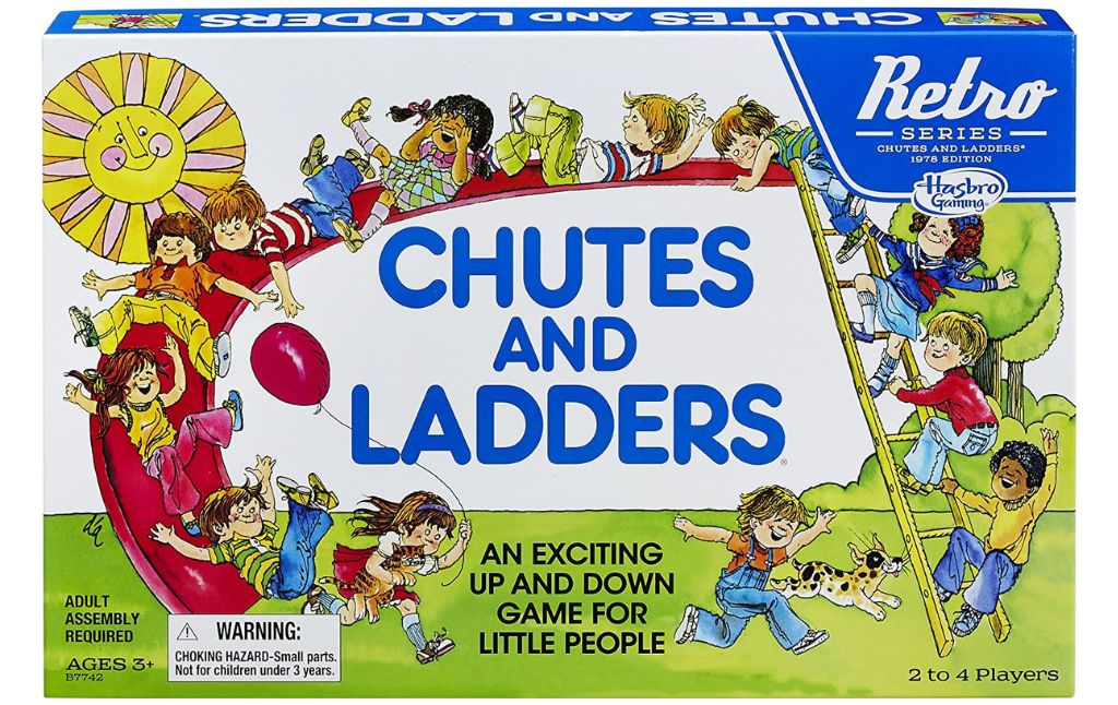 chutes and ladders retro game