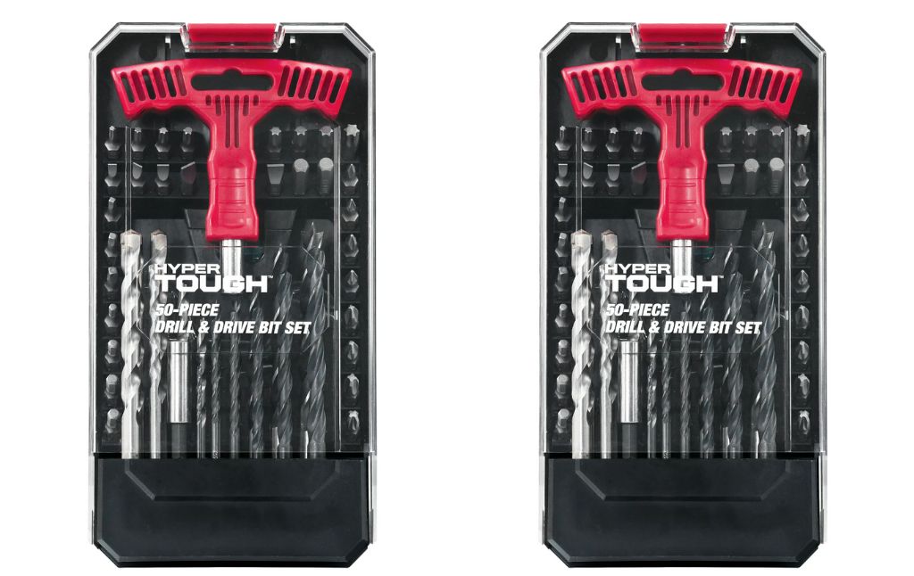 hyper tough drill drive bit set