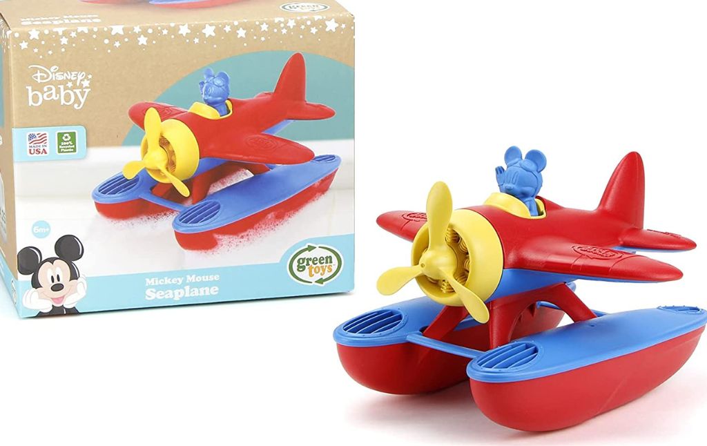 mickey mouse seaplane bath toy