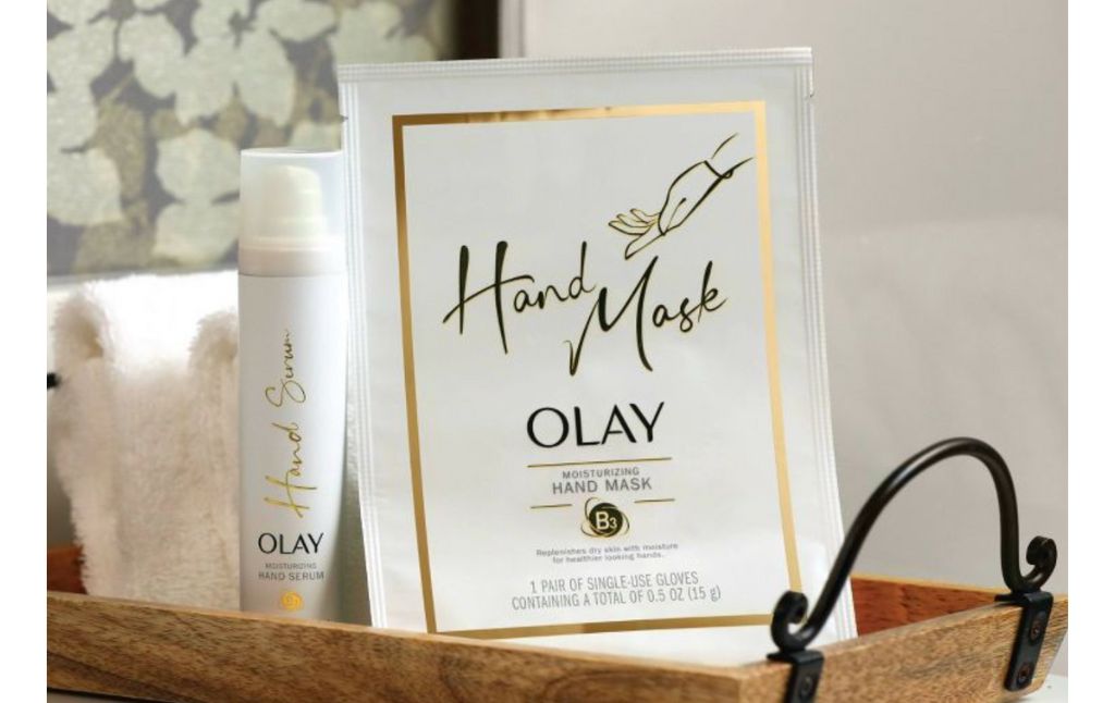 olay hand mask