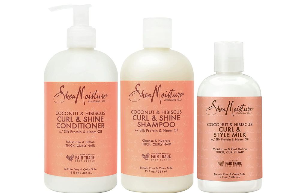 shea moisture curl shine set