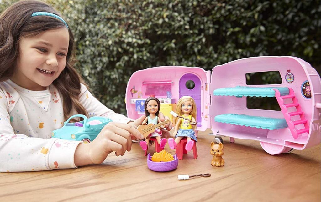 barbie camper playset