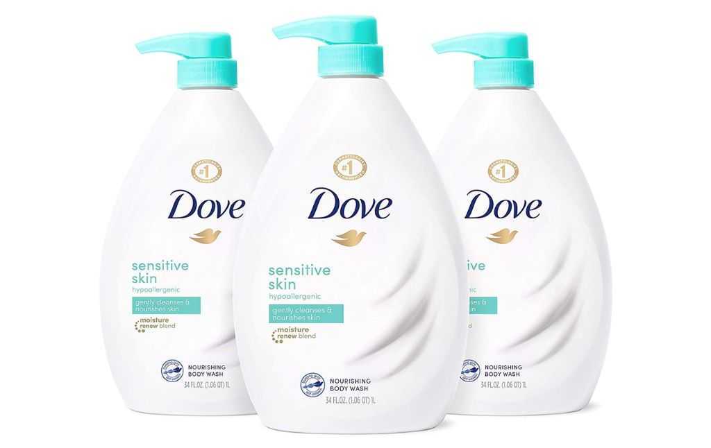 dove sensitive skin body wash