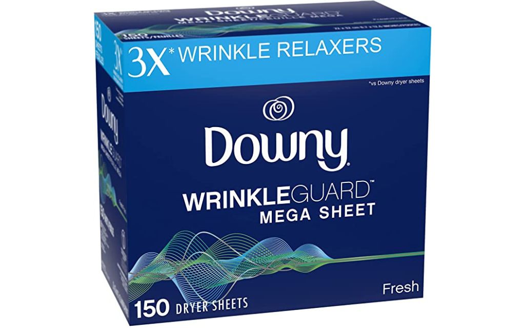 downy wrinkle guard mega sheet