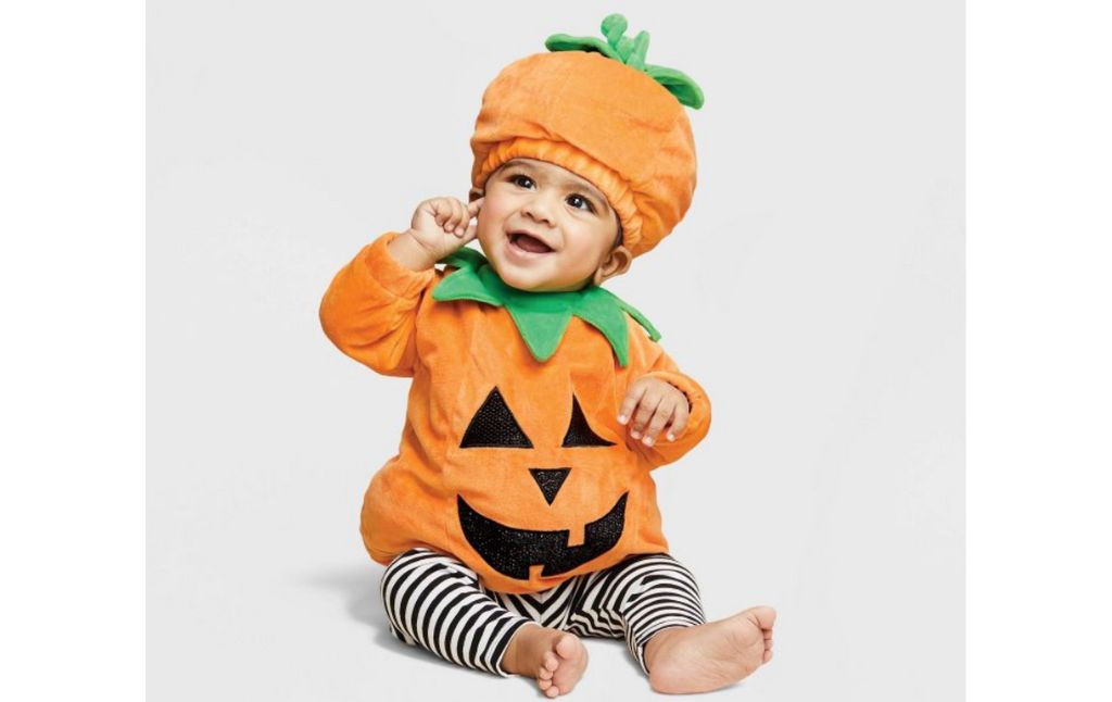 pumpkin costume baby