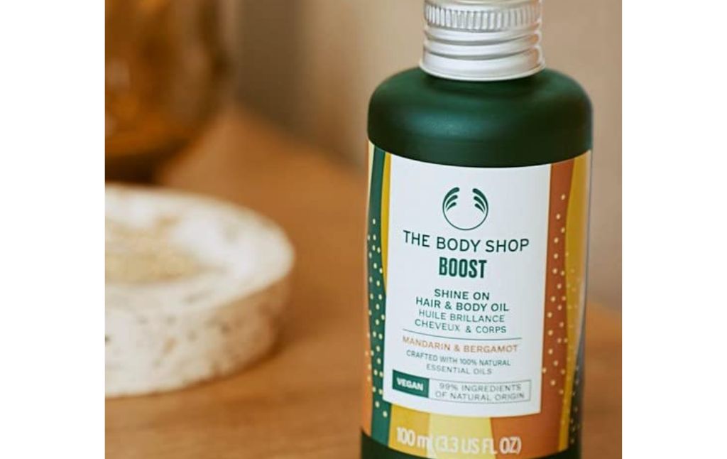 the body shop hair body oil