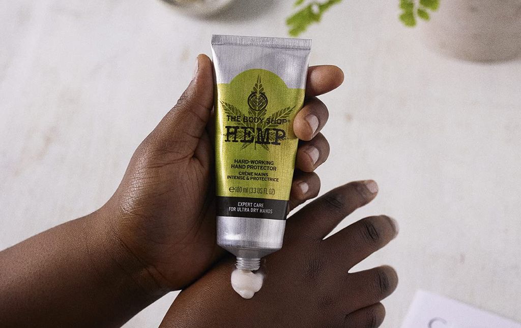 the body shop hemp hand protector