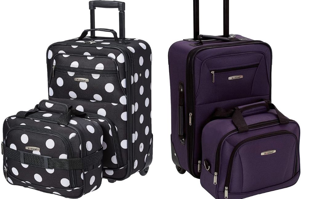 2 piece suitcases