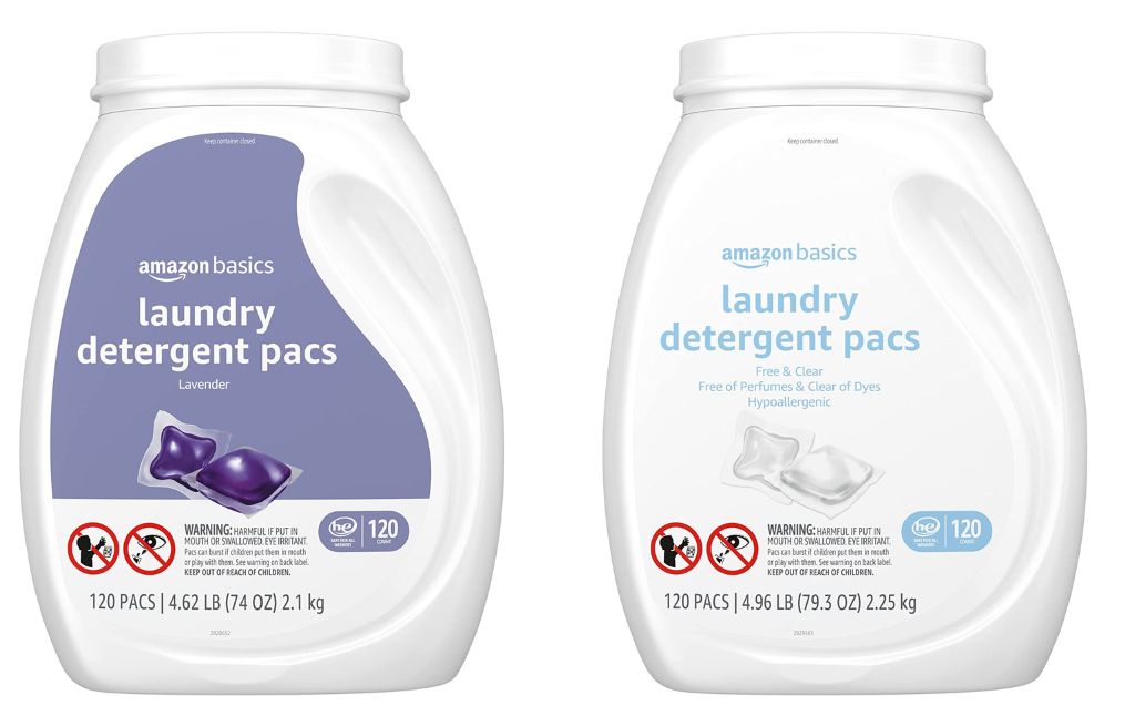 amazonbasics laundry detergent pacs