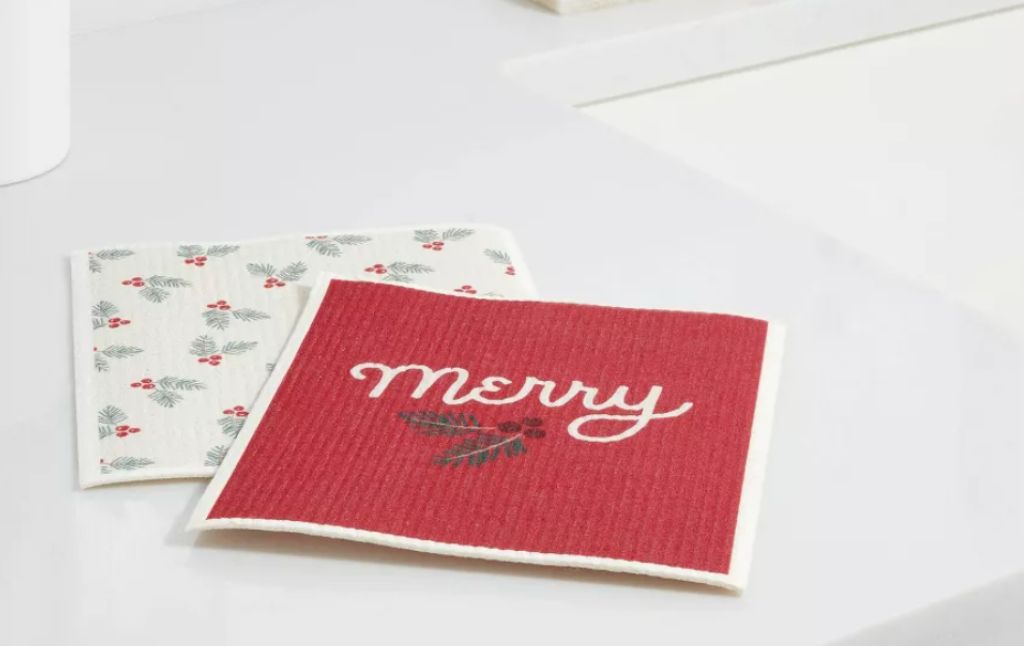 holiday swedish dish cloth