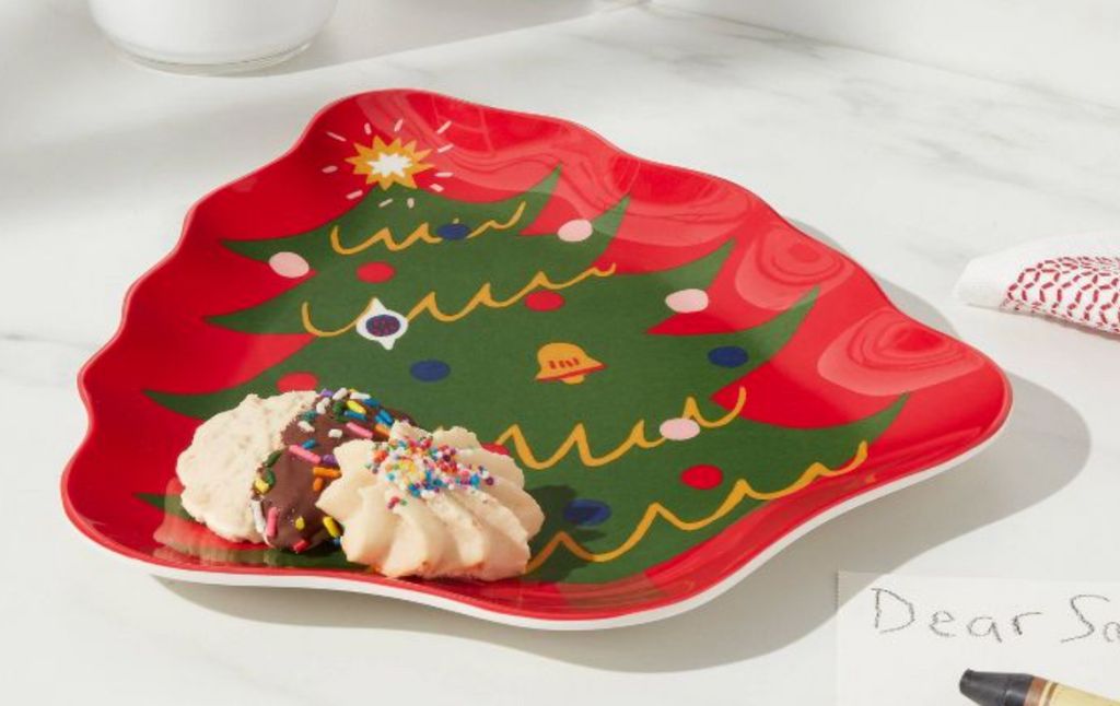 holiday serving tray