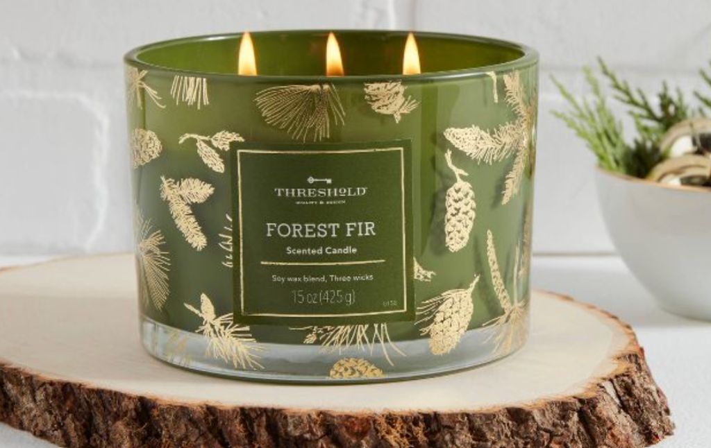 threshold forest fir candle