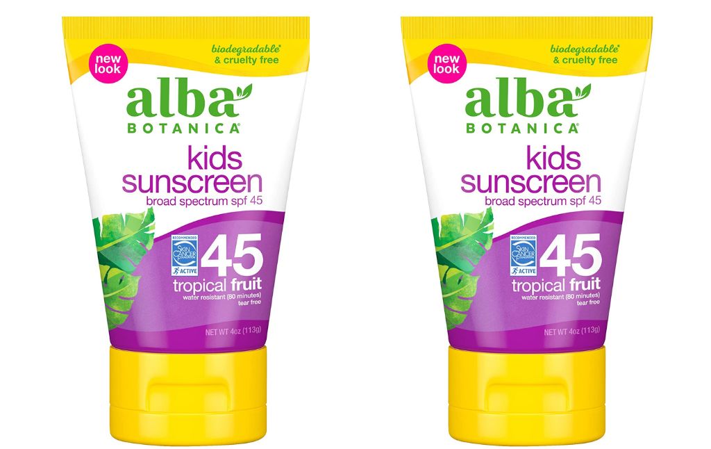 alba botanica kids sunscreen