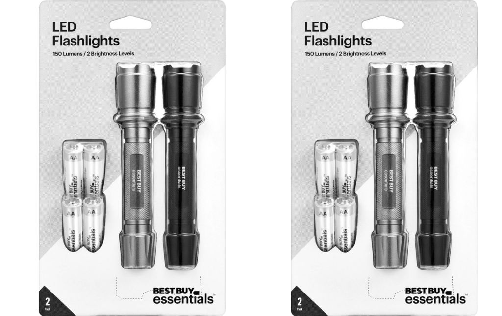 led flashlights 2 pack