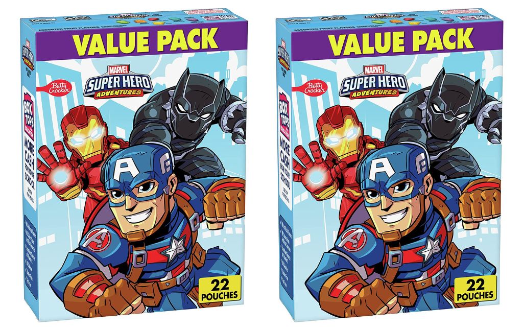 super hero fruit snacks