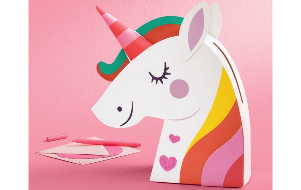 unicorn valentine mailbox kit