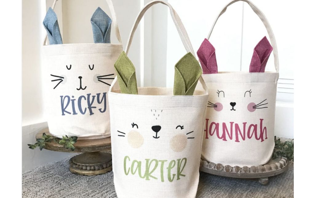 personalized linen baskets