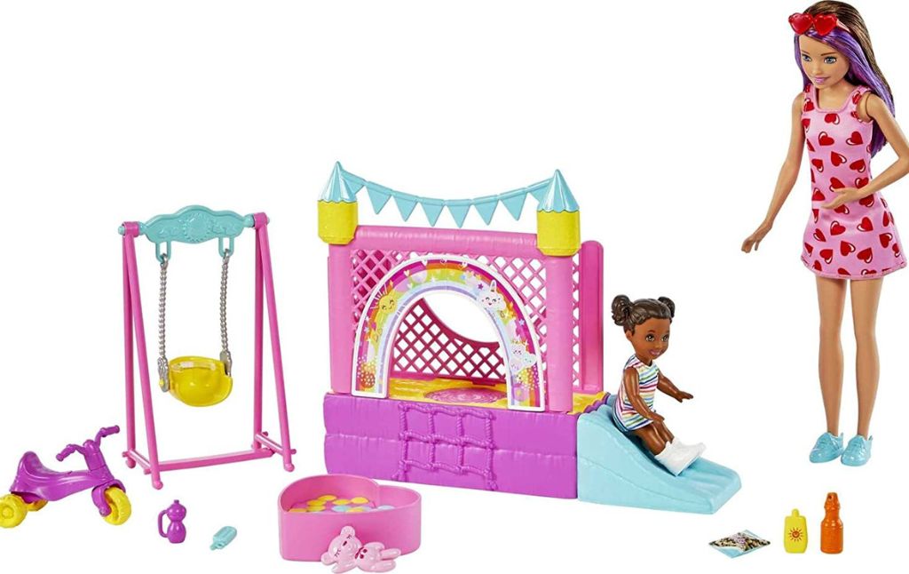 barbie babysitting set