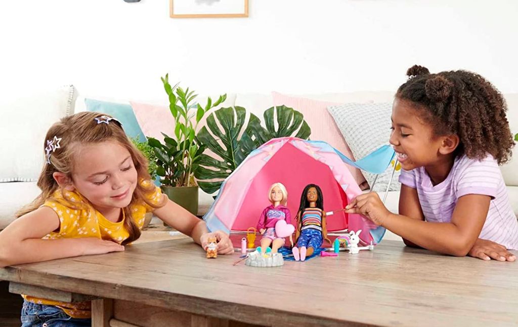 barbie camping set