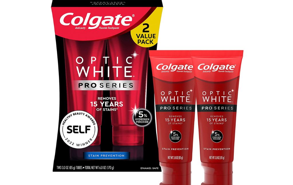 colgate optic white pro series