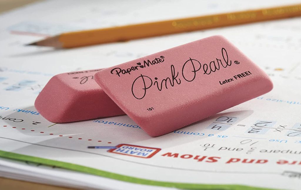 paper mate pink pearl eraser