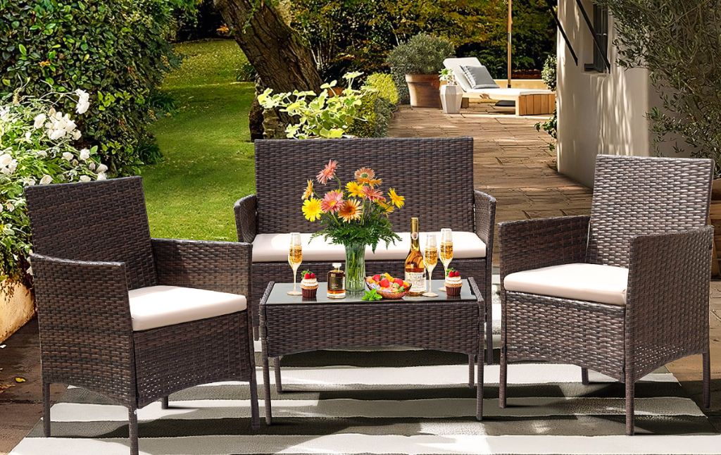 rattan outdoor set