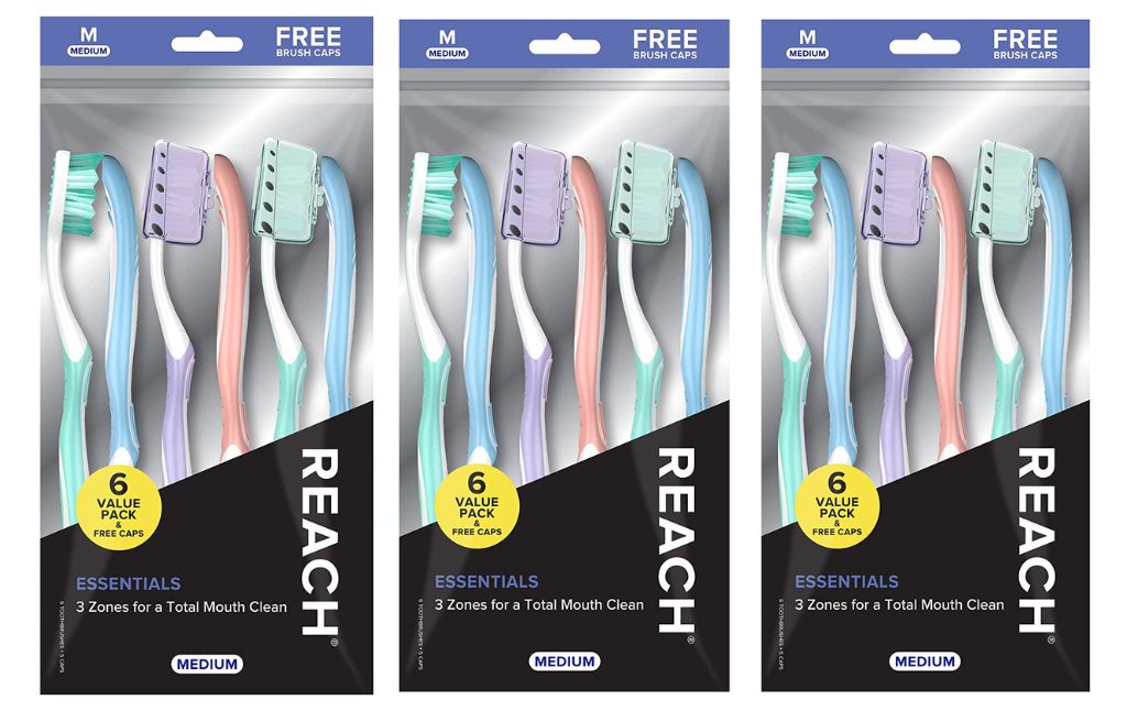 reach toothbrushes