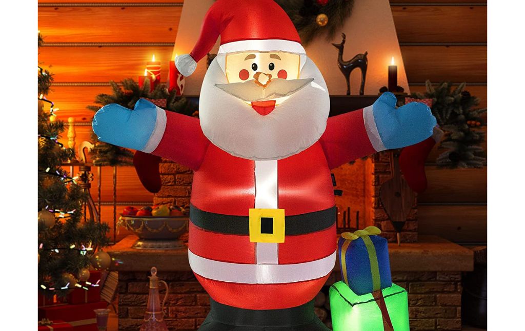 santa outdoor inflatable