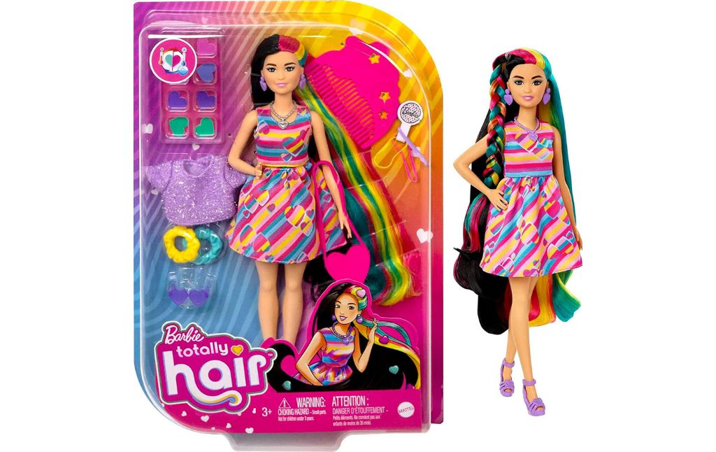 barbie totally hair rainbow