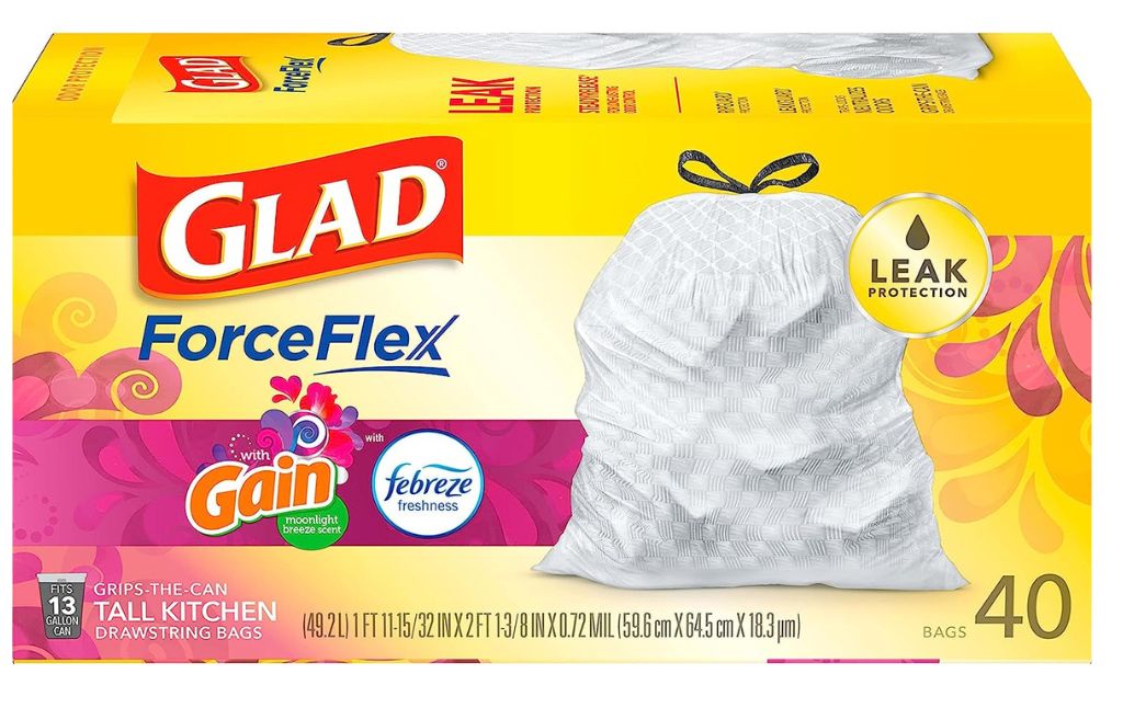 glad force flex trash bags