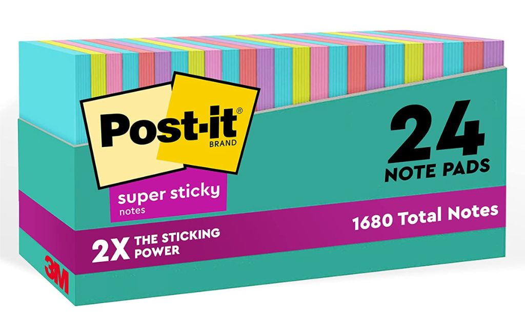 post it super sticky notes