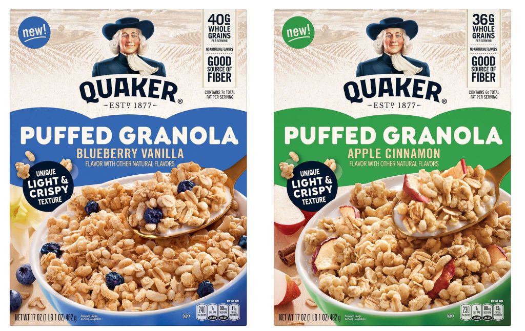 quaker puffed granola