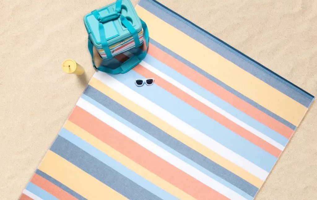 sun squad oversized beach towel