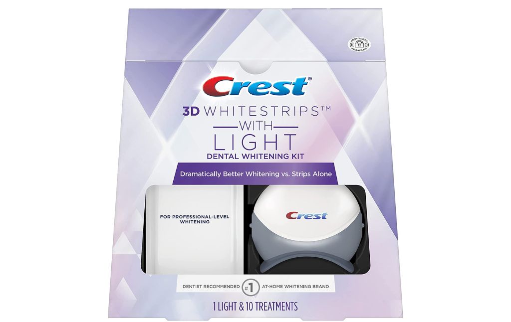 crest 3d whitestrips with light