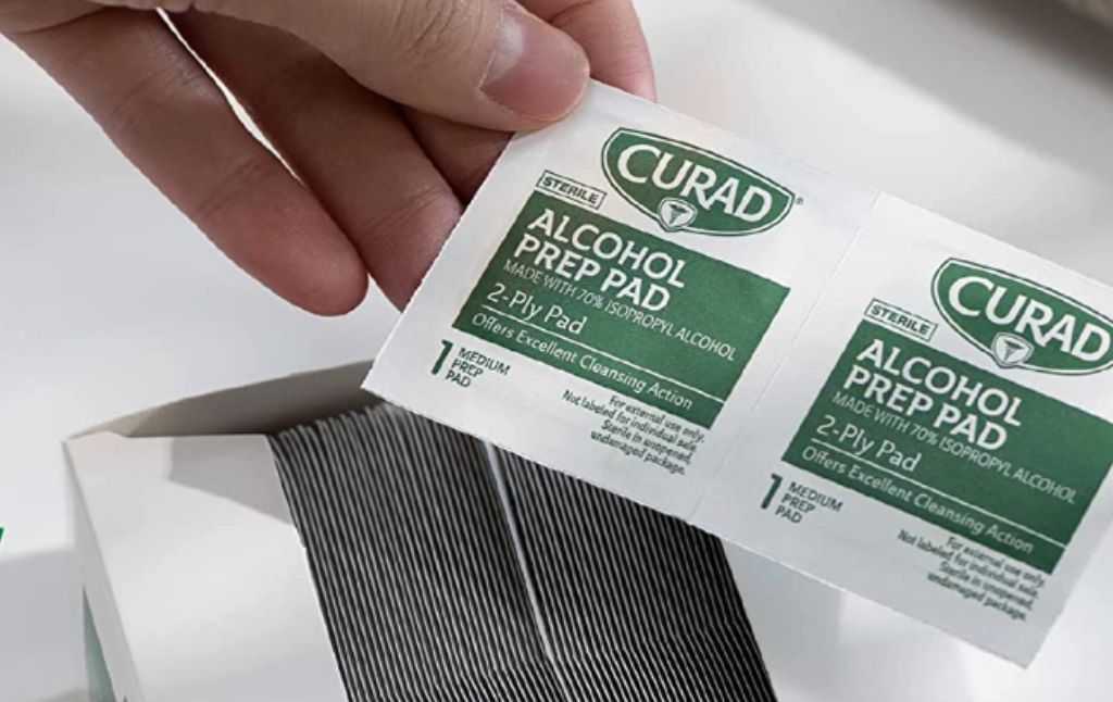 curad alcohol prep pads