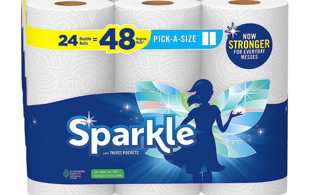 sparkle paper towels