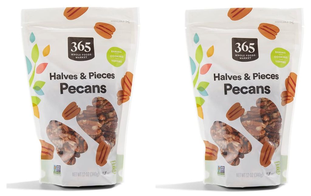 365 whole foods halves pieces pecans