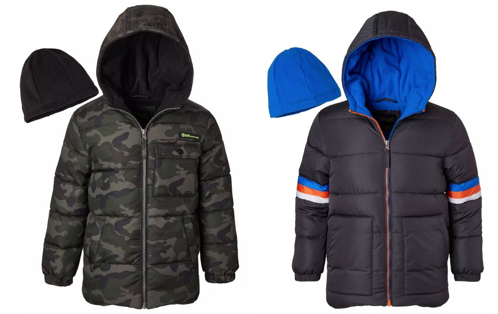 boys puffer coats