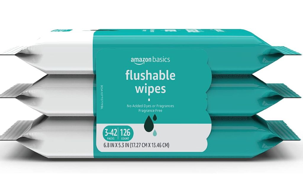 flushable wipes