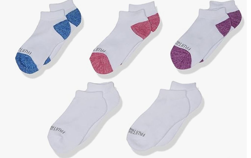 fruit of the loom girls socks