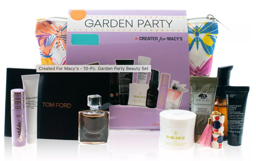 garden party beauty set