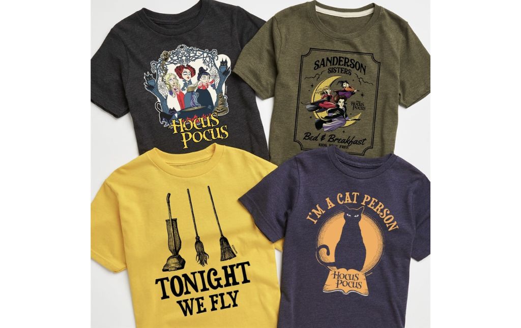 hocus pocus kids tees