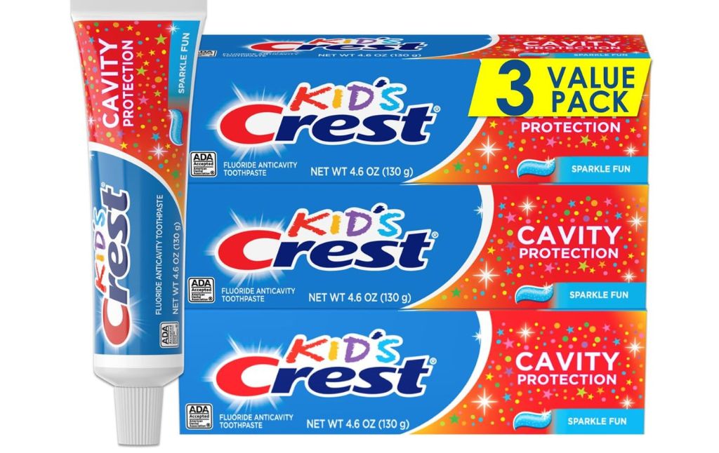 kids crest toothpaste