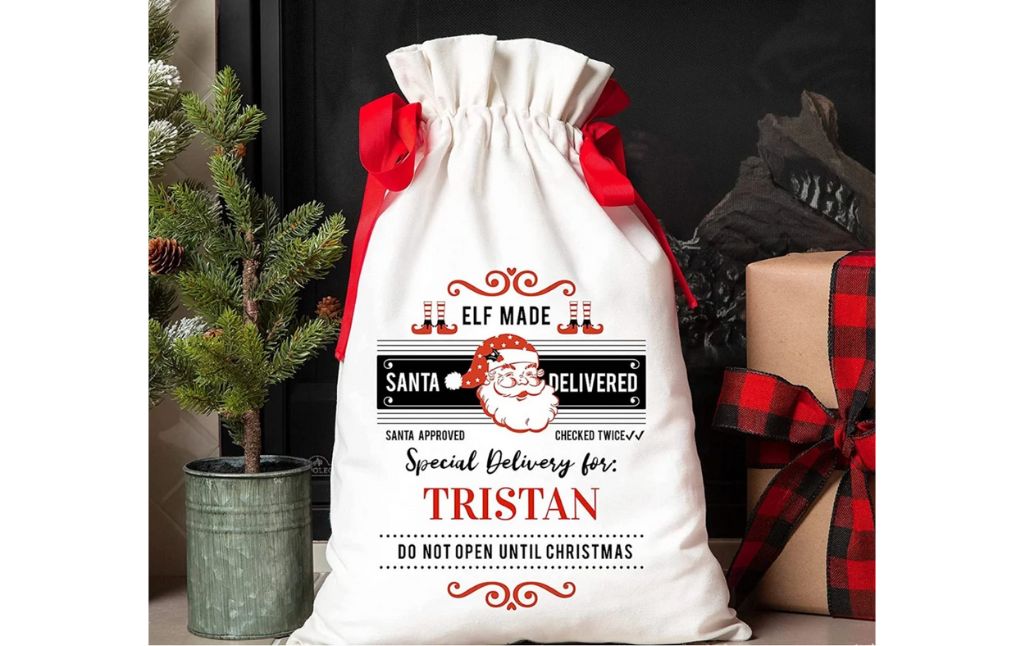 santa gift bag