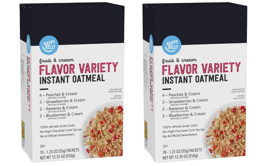 fruit cream variety pack oatmeal