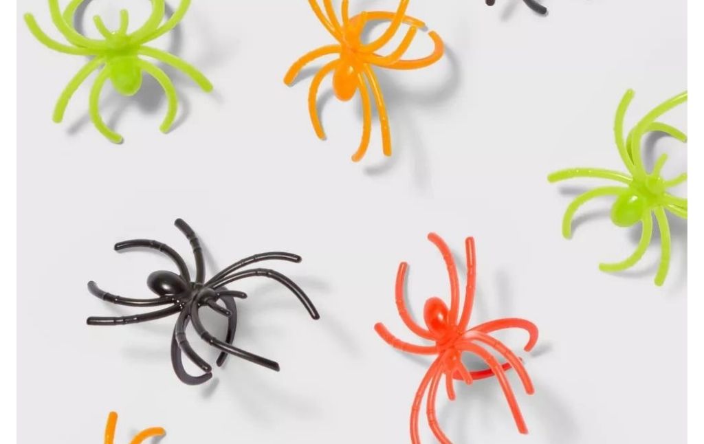 halloween spider rings